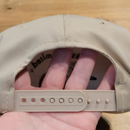 Vintage Ducks Unlimited Hat Snapback Brown Rope DU 90s Embroidered Duck