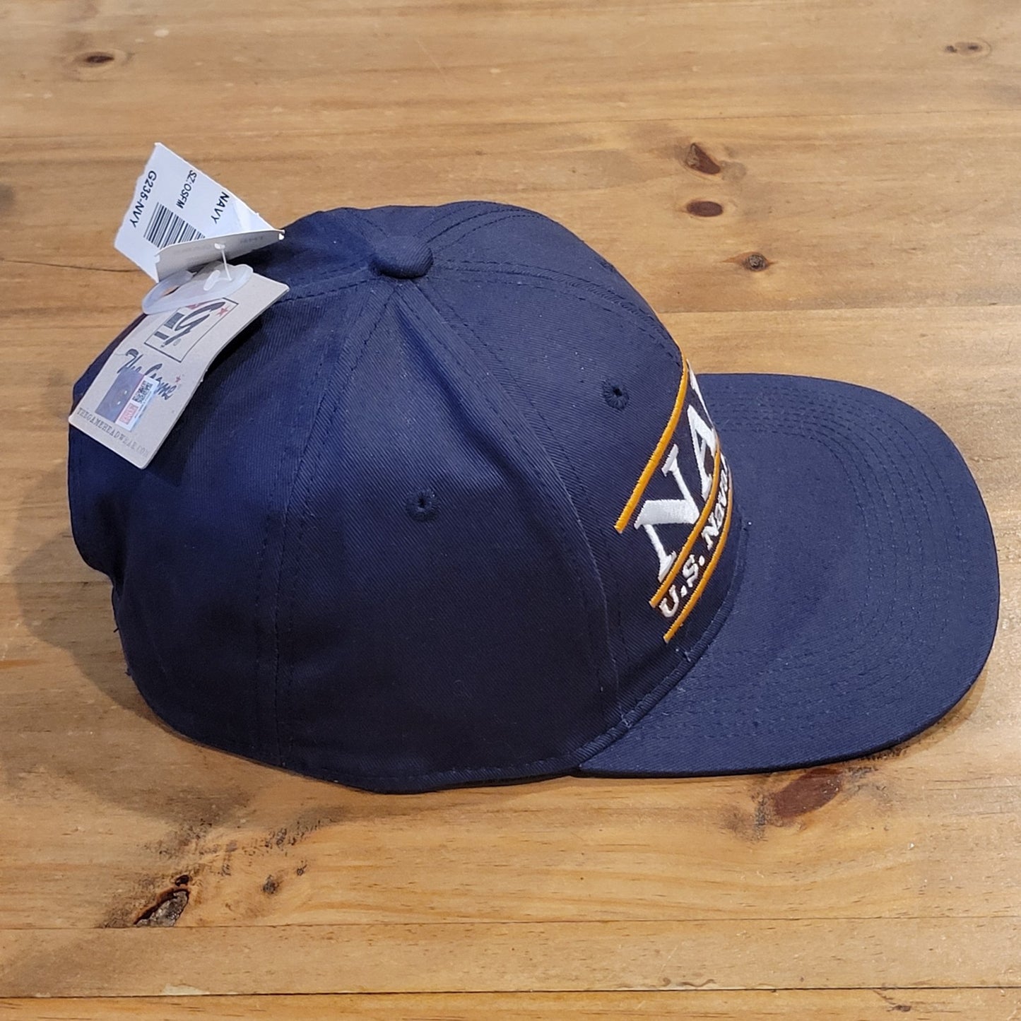 NAVY US Naval Academy Midshipmen Hat The Game 3 Bar Snapback Blue College