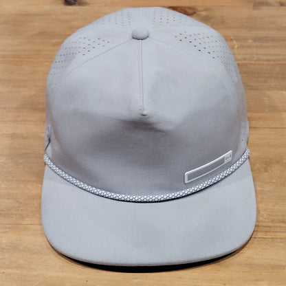 Melin Hydro Coronado Hat Snapback Rope Gray Stash Pocket Pouch CL size
