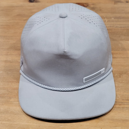Melin Hydro Coronado Hat Snapback Rope Gray Stash Pocket Pouch CL size