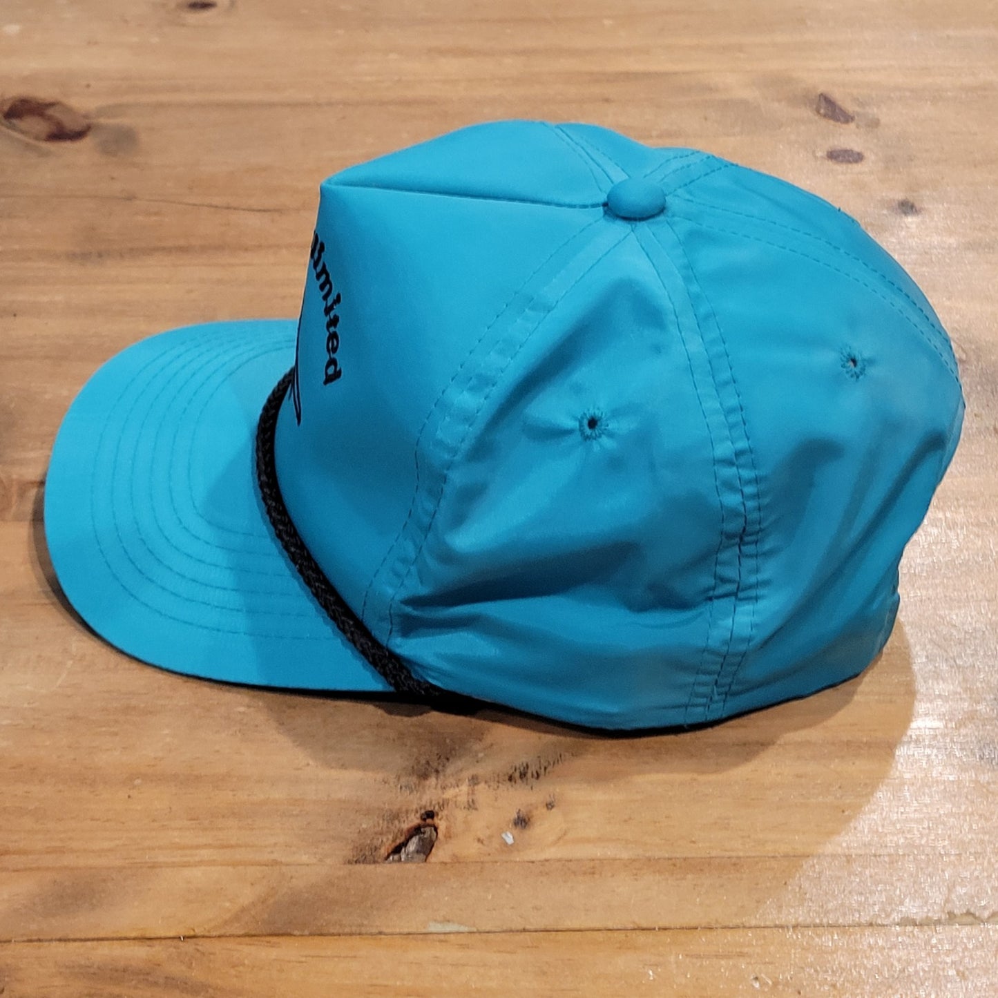 Vintage Ducks Unlimited Hat Snapback Green Team DU Rope 90s Hunting Duck