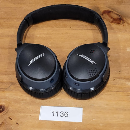 Bose SoundLink Around Ear Wireless Headphones AE2 Black Blue Tested Working 1136
