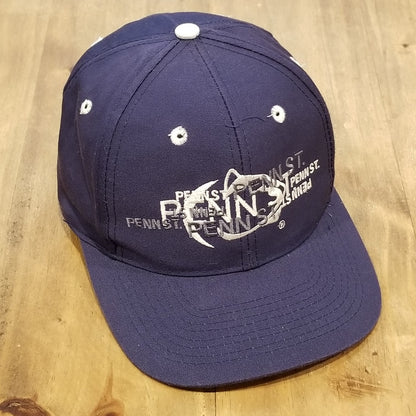 Vintage Penn State Nittany Lions Hat Cap Snapback Top of World Blue 90s