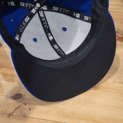 Seattle Mariners Hat New Era Size 7 5/8 Ken Griffey Jr Retirement Patch 59Fifty