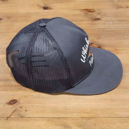 Whiskey Bent Hat Co Snapback Gray Mesh Back Trucker