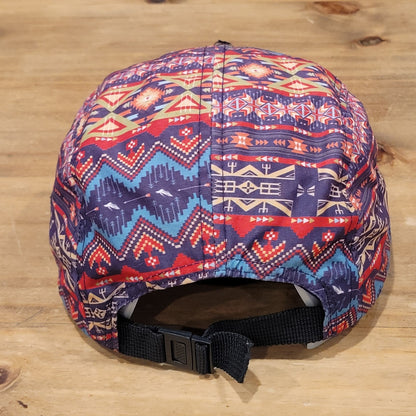 Empyre Surplus Co 5 Panel Hat Aztec Southwestern Geometric Geometric Camp Cap