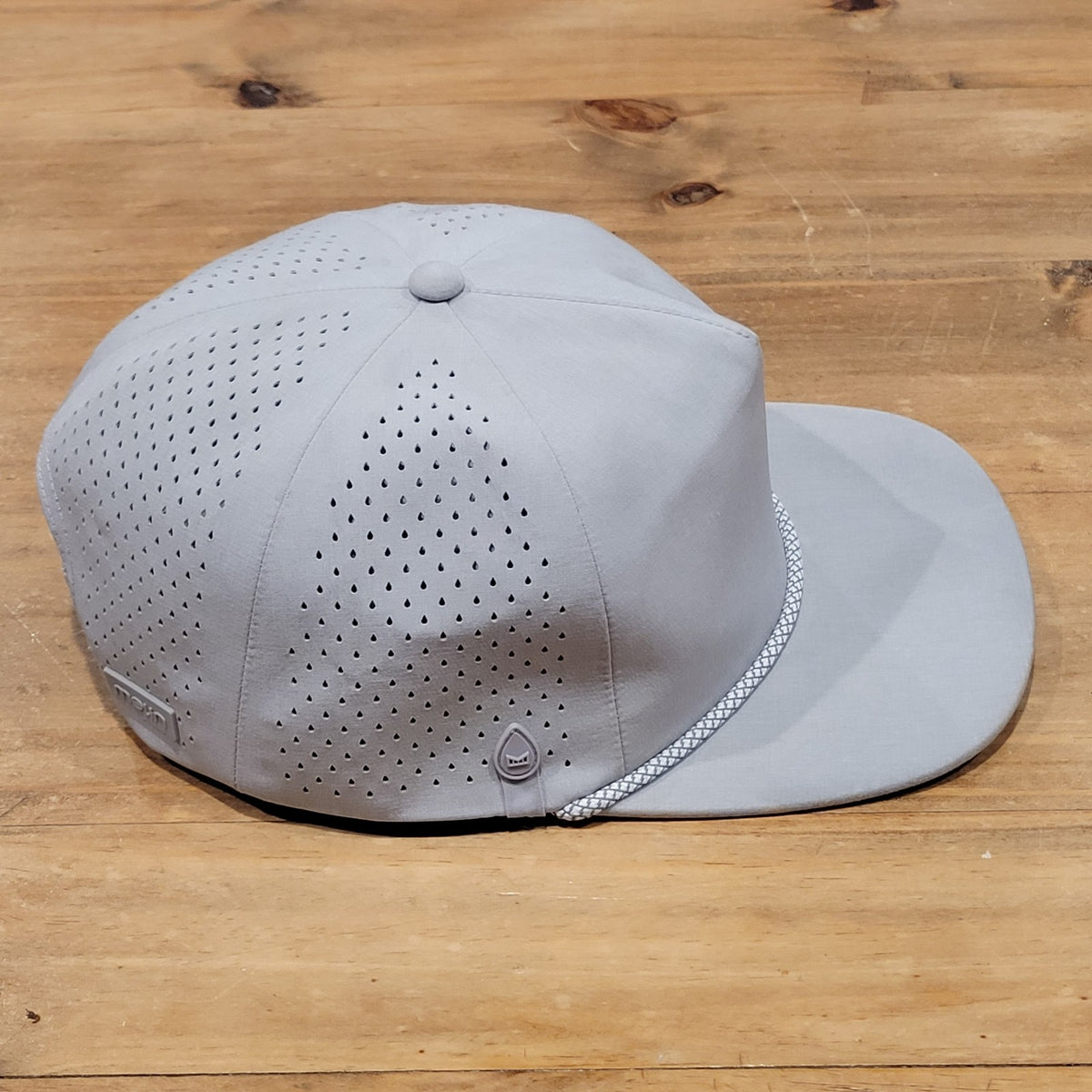 Melin Hydro Coronado Hat Snapback Rope Gray Stash Pocket Pouch CL size