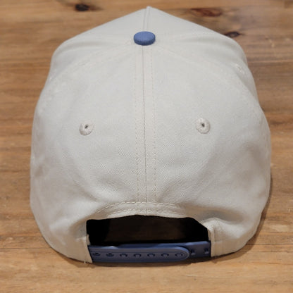 Simply Southern Hat Cap Snapback Beige Blue Cow Steer Skull Logo Cowboy Western