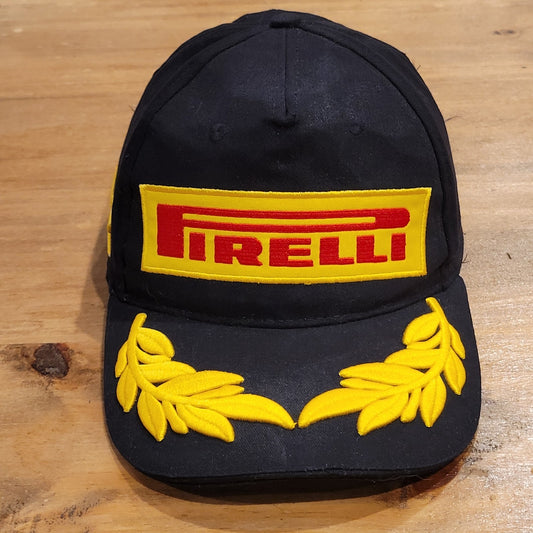 Pirelli Tires Racing Hat Strap Back 1st Pzero Leaf Scramble Eggs Car