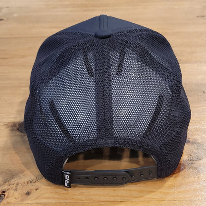 Ping Golf '59 Hat Snapback Black Mesh Trucker Golf One Size Retro Adjustable