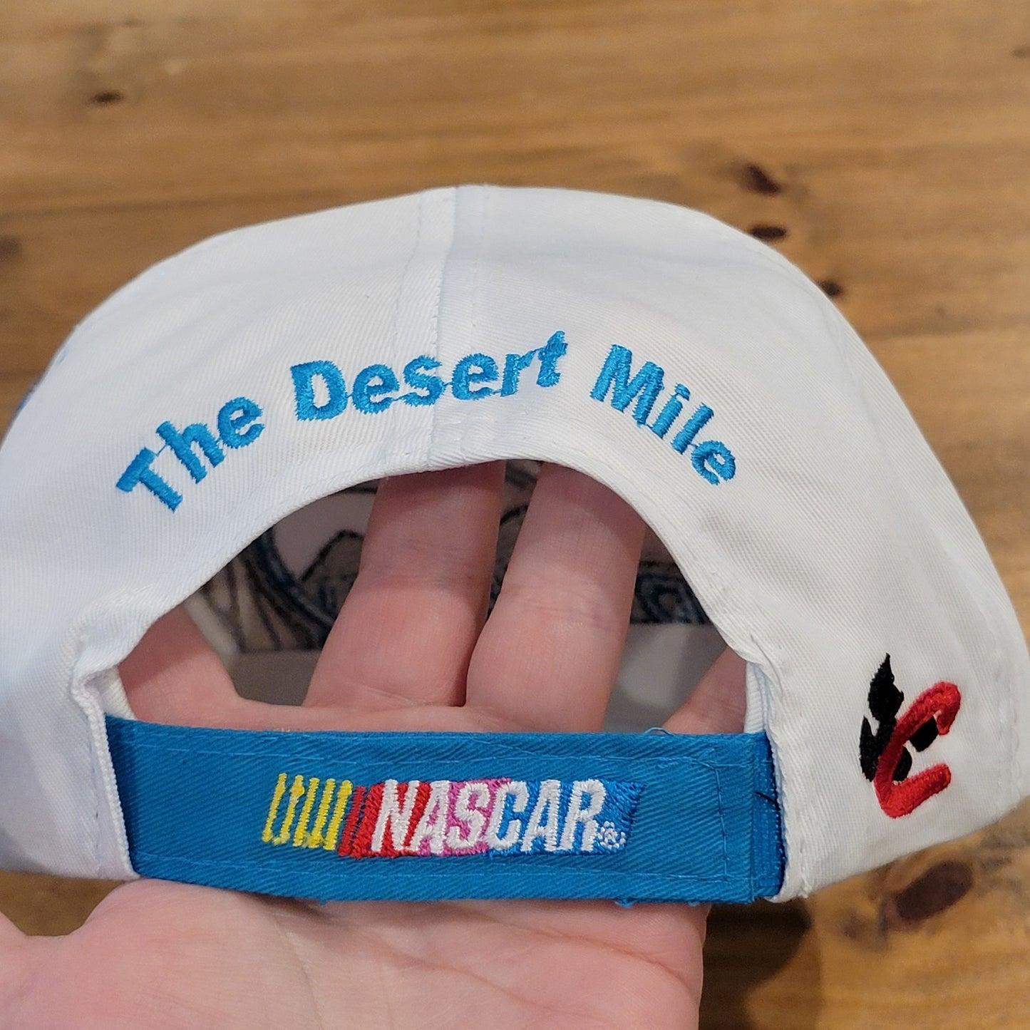 Vintage Phoenix International Raceway Hat Strap Back Desert Mile Splash Wave