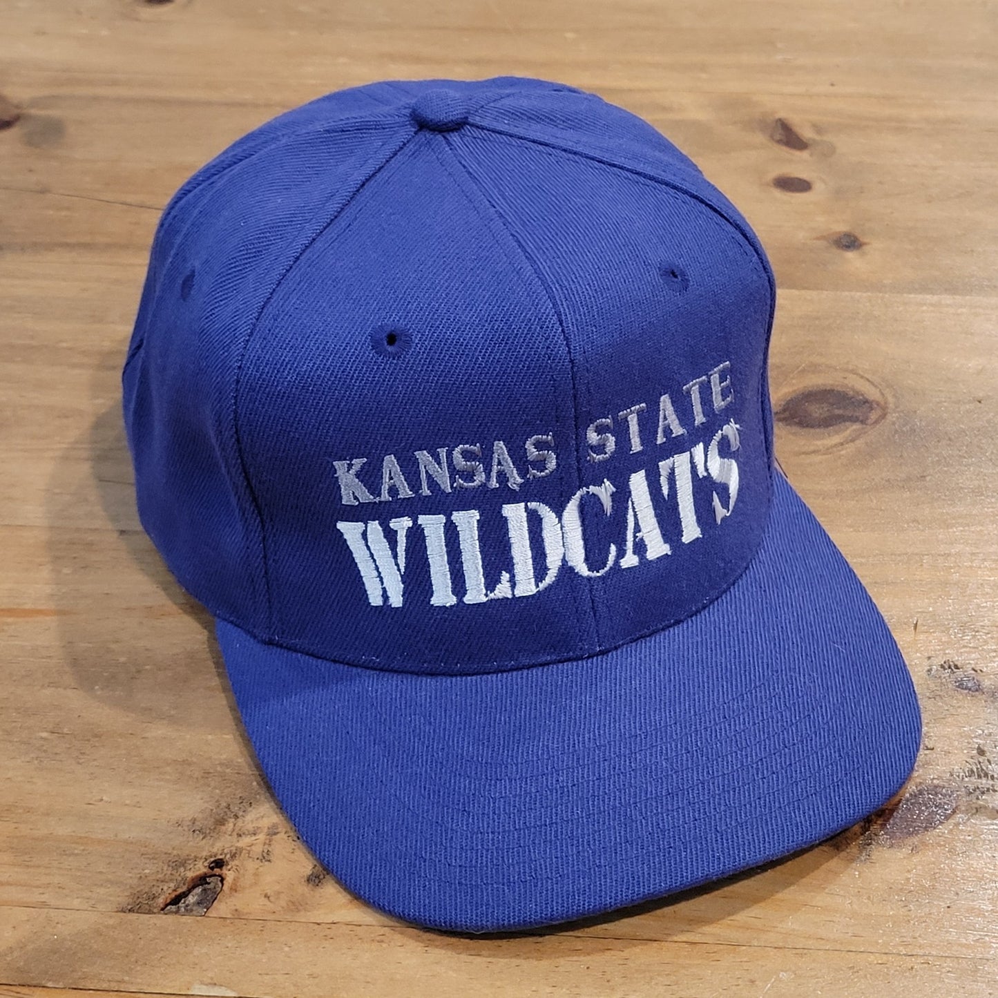 Vintage Kansas State Wildcats Hat The Game Snapback 90s Wool Blend College