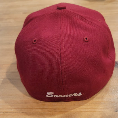 Vintage Oklahoma Sooners New Era Hat Size 7 1/4 Fitted 59Fifty Y2K Baseball OU
