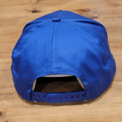 Vintage Abu Garcia Hat Snapback Blue Rope Fishing Reel Fish One Size 90s 80s