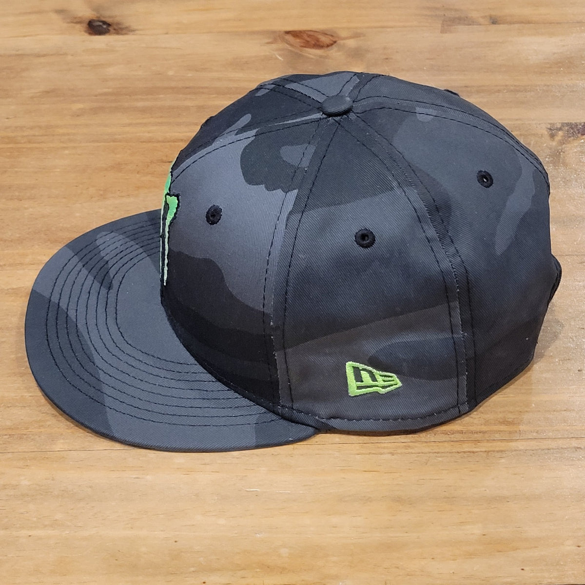Monster Energy New Era Hat Snapback Gray Camo Camouflage One Size 9Fifty