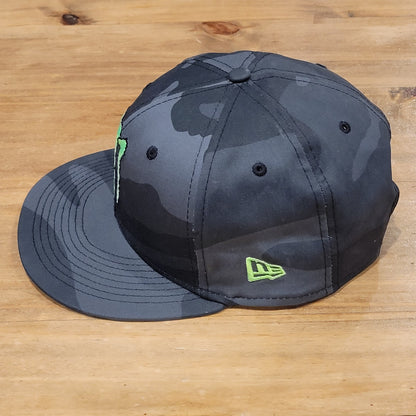Monster Energy New Era Hat Snapback Gray Camo Camouflage One Size 9Fifty
