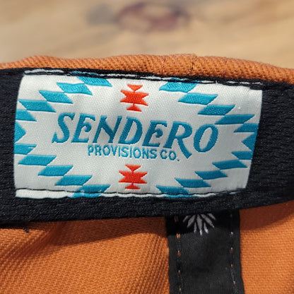Sendero Hat Snapback Orange Bass Fishing Waco Texas Patch One Size Outdoor