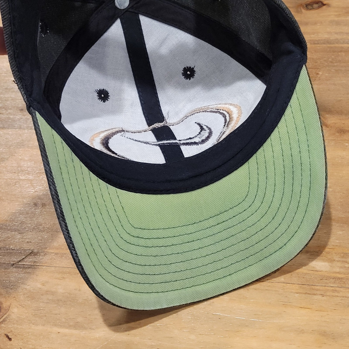 Vintage Nike Hat Cap Strap Back Black Purple Embroidered Swoosh Logo Faded