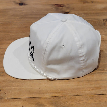 Vintage Team Daiwa Hat Snapback 80s 90s Fishing Reel White Rope One Size