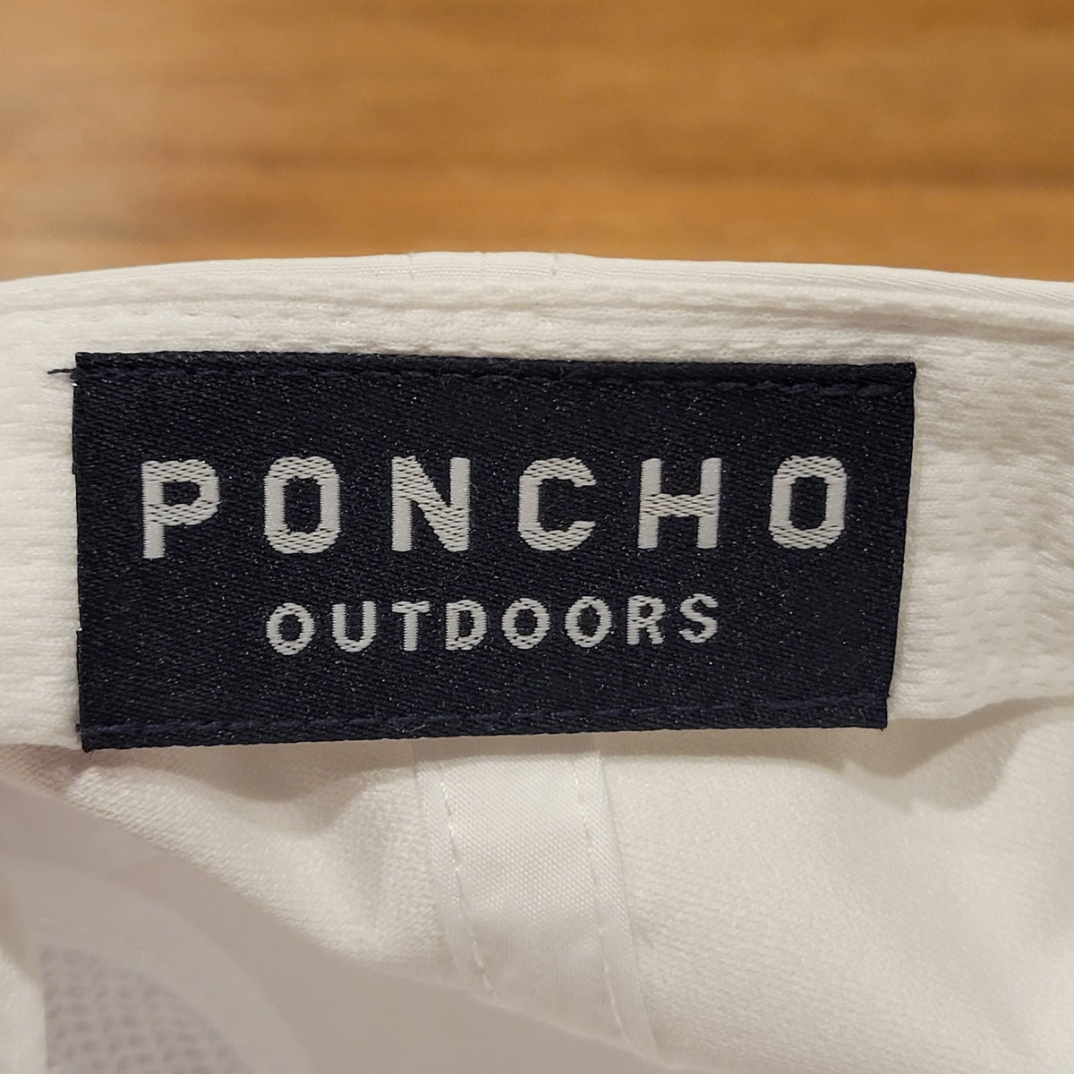 Poncho Outdoors Fly Fishing Hat Cap Snapback White Rope One Size Adjustable