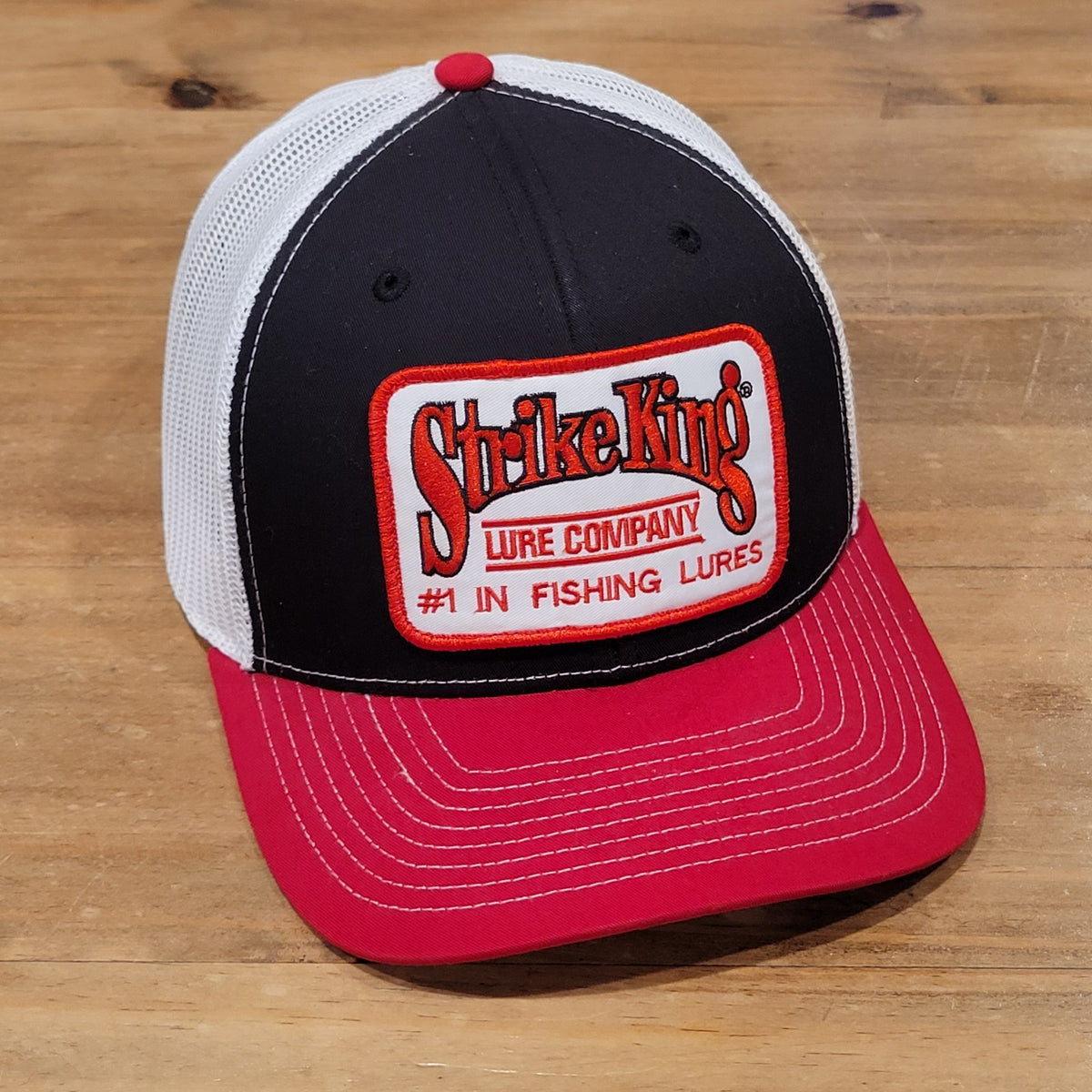 Strike King Fishing Lure Hat Snapback Richardson 112 Trucker Patch Fish
