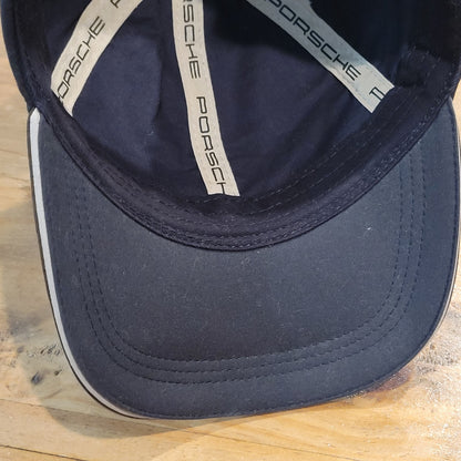 Porsche Hat Cap Strap Back Black Car Race Racing One Size Adjustable