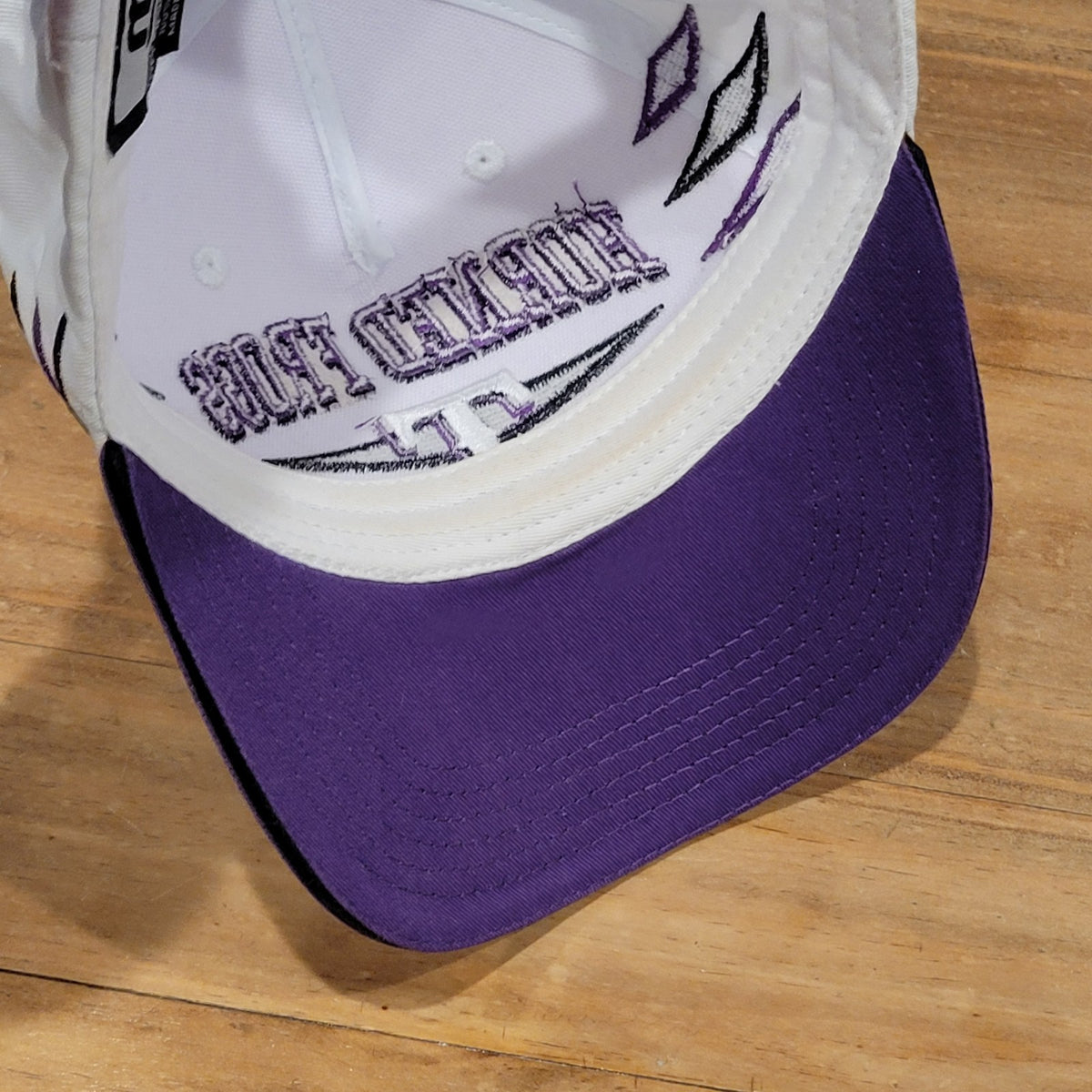 TCU Horned Frogs X Texas Rangers Hat Snapback Diamond Cut Promo Stadium