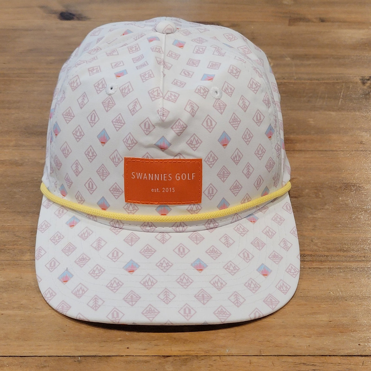 Swannies Golf Hat Snapback Multicolor AOP Rope Patch One Size Golfer One Size