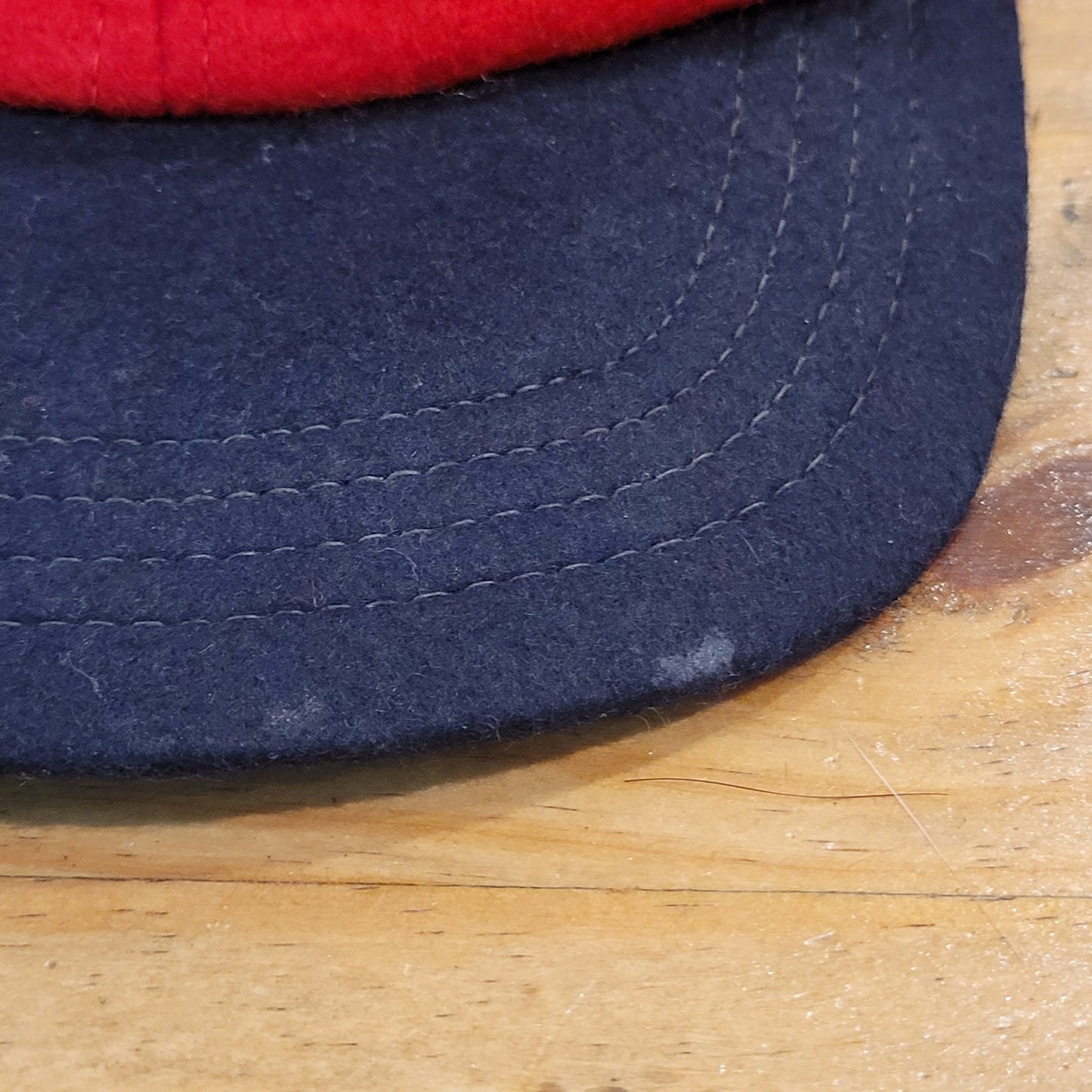 Vintage Minnesota Twins Hat Size S/M Flex Fit 70s 80s Wool Red MLB Baseball TC