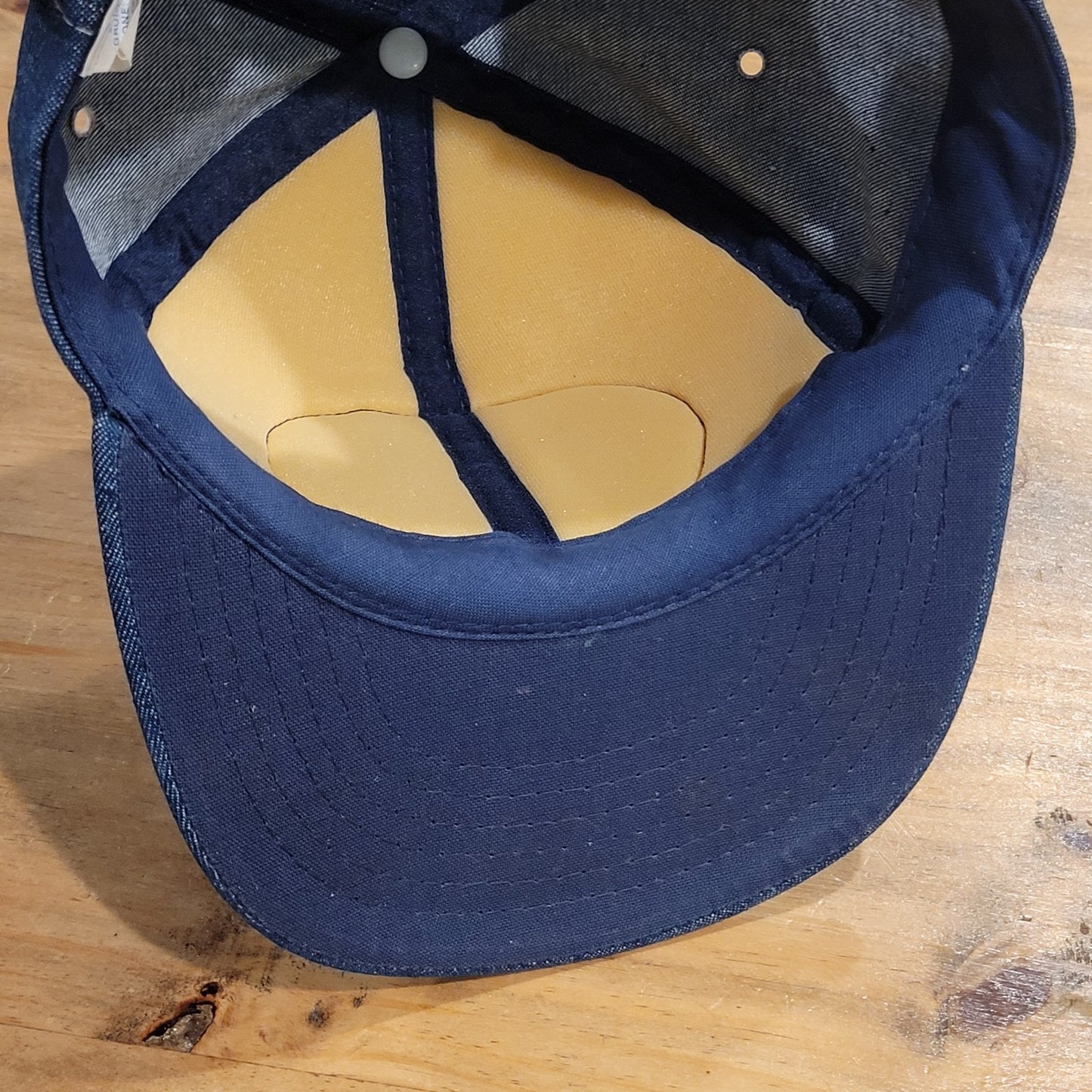 Vintage Smith Bros. Farms Denim Hat 80s Trucker Cow Farm Patch Cowboy Ranch