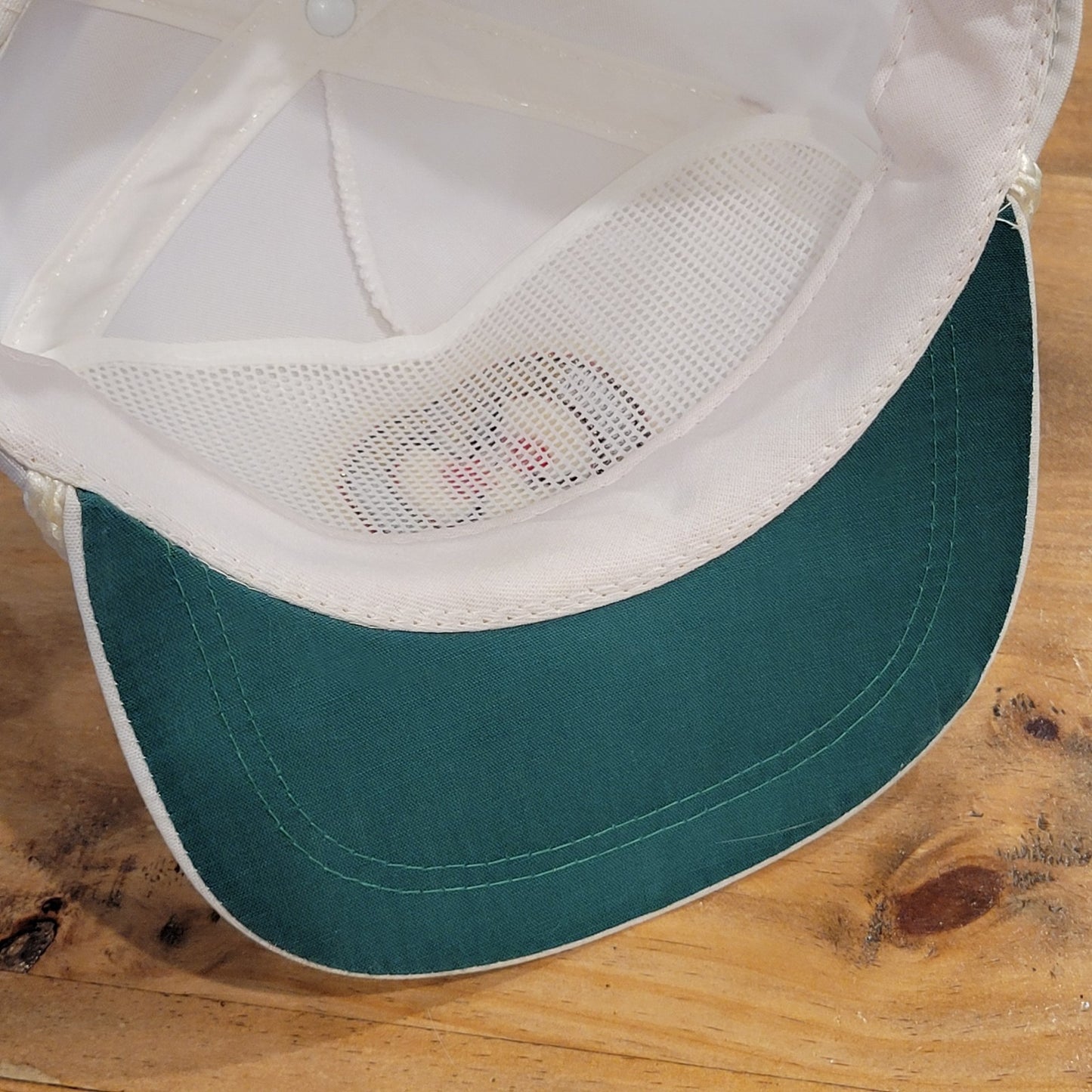 Vintage Hong Kong Golf Club Hat Imperial Strap Back White Rope One Size 90s