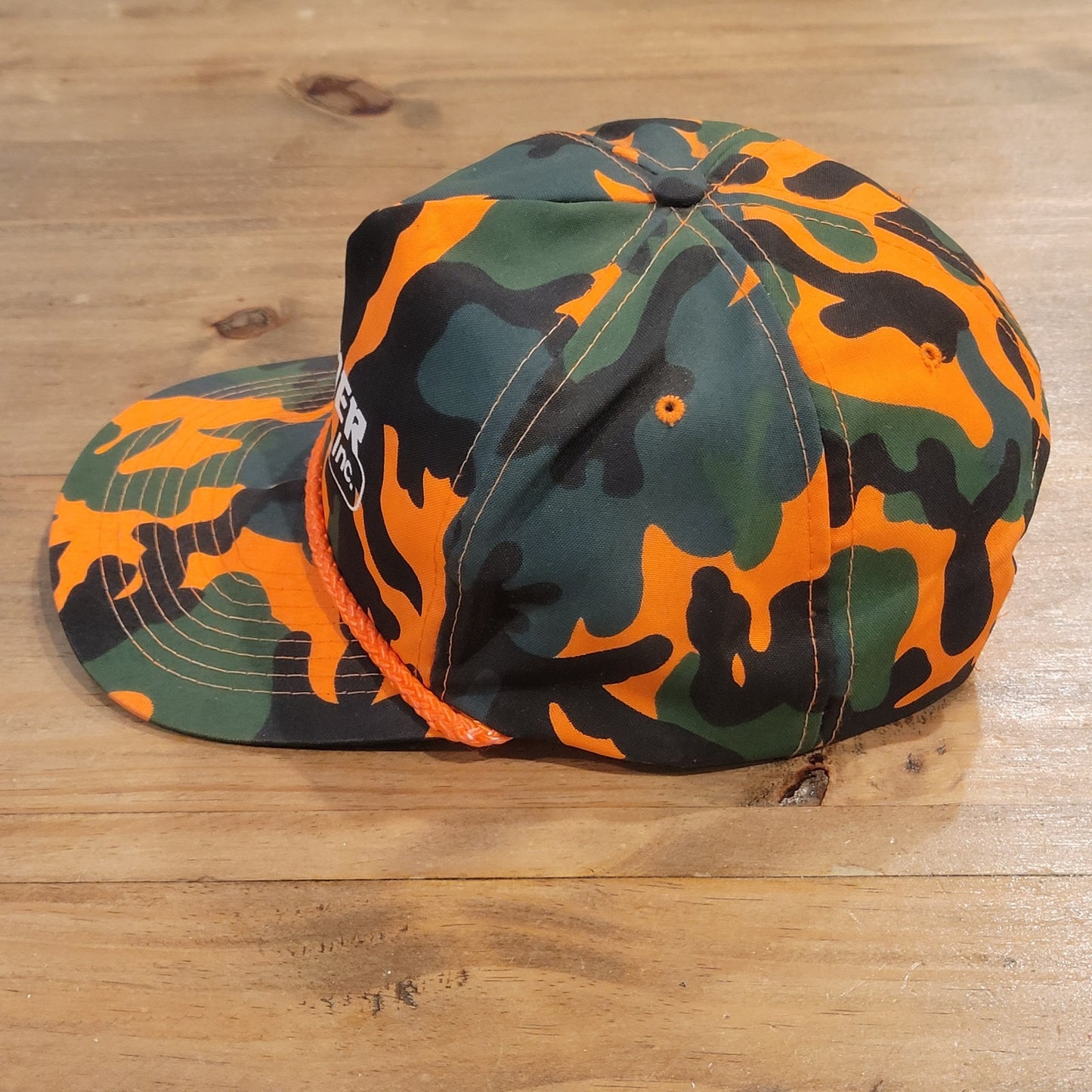 Vintage Hunting Hat Blaze Camo Camouflage Cobra Killmer Electric Rope 80s 90s