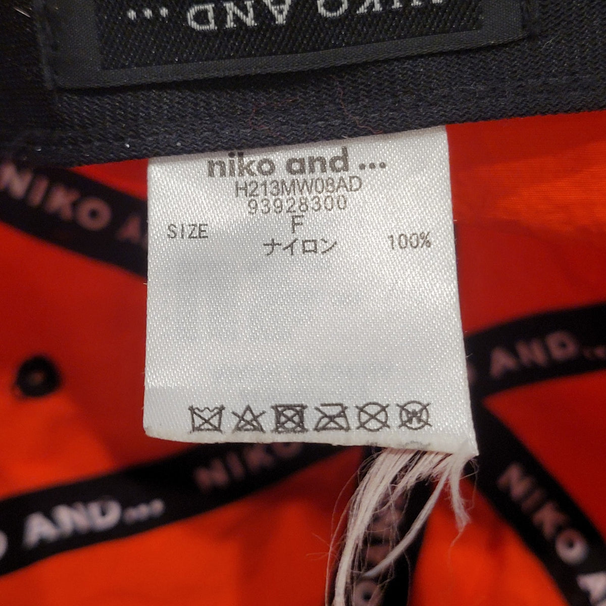 Niko And... Life Hat Strap Back Orange BLue Streetwear Japanese Tokyo Lifestyle