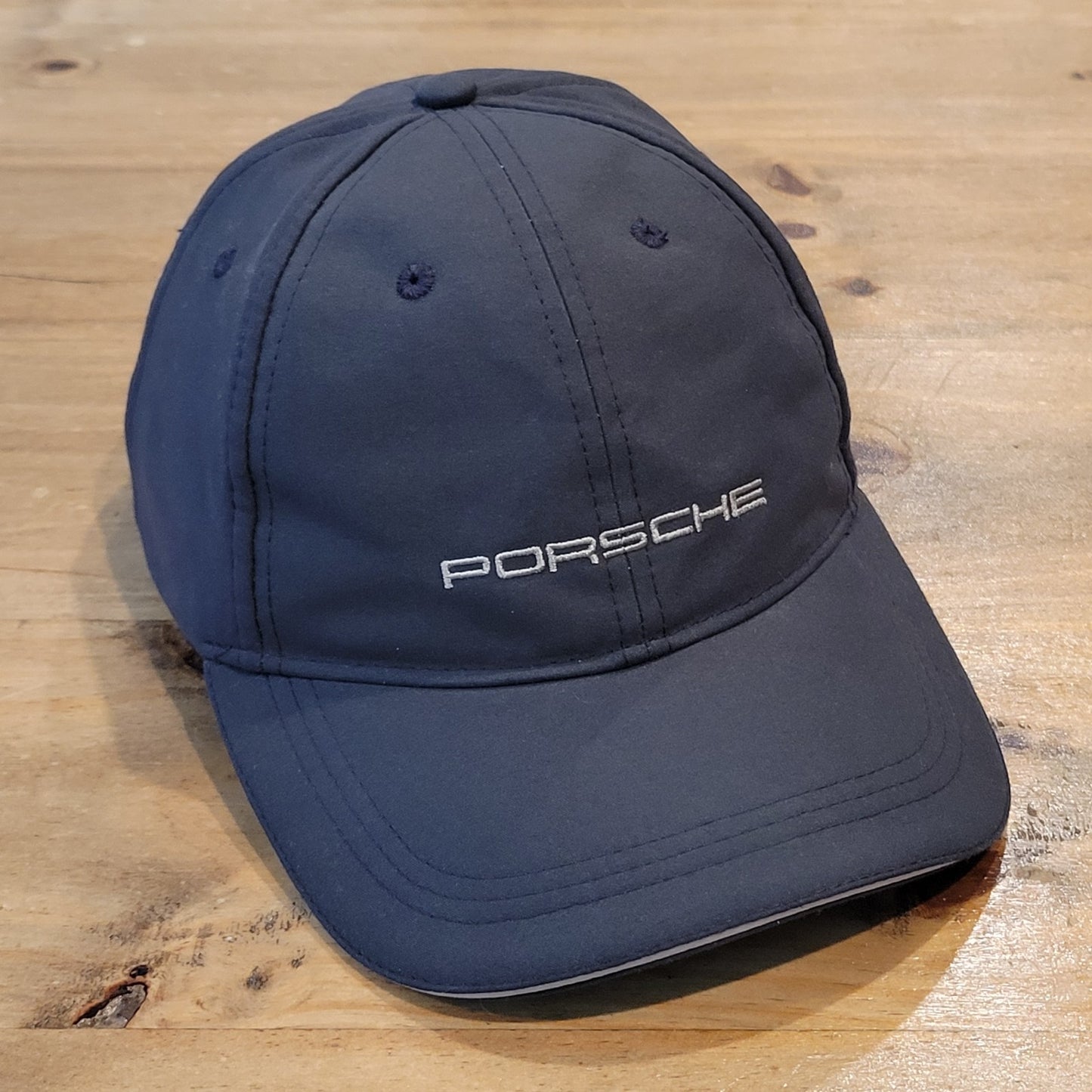 Porsche Hat Cap Strap Back Black Car Race Racing One Size Adjustable