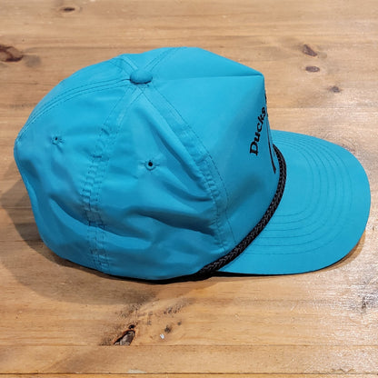 Vintage Ducks Unlimited Hat Snapback Green Team DU Rope 90s Hunting Duck