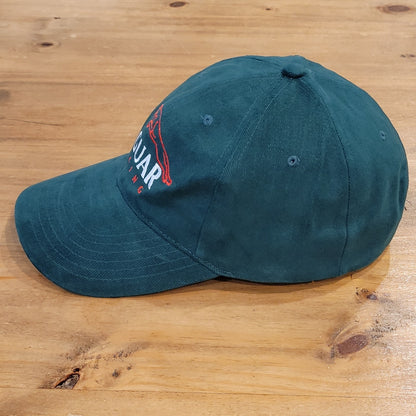 Vintage Jaguar Racing Hat Strap Back Green 90s Y2K Car Race F1 Grand Prix