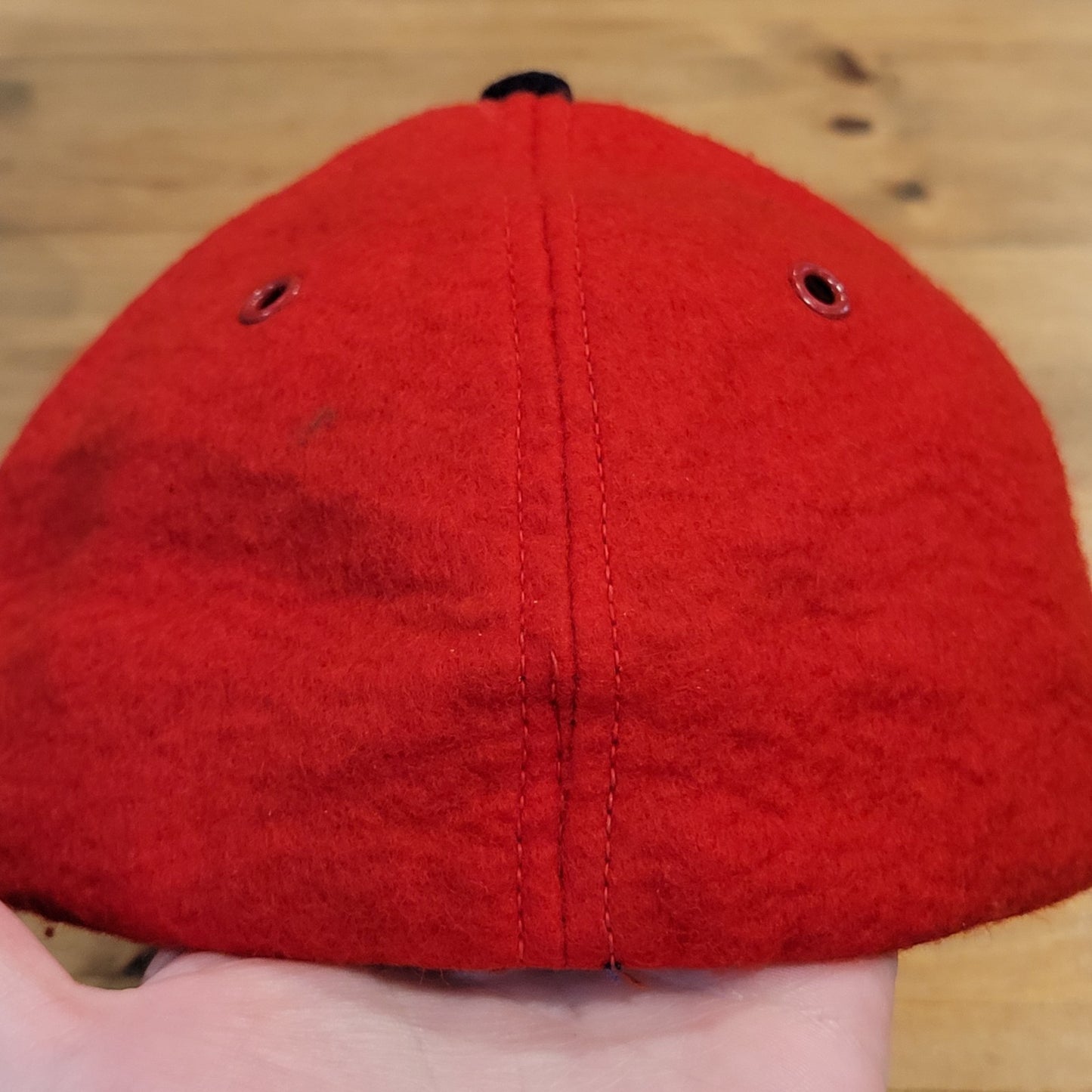 Vintage Minnesota Twins Hat Size S/M Flex Fit 70s 80s Wool Red MLB Baseball TC