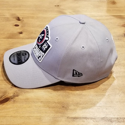 Atlanta Braves Hat New Era Snapback 2022 Division Champions Gray One Size MLB