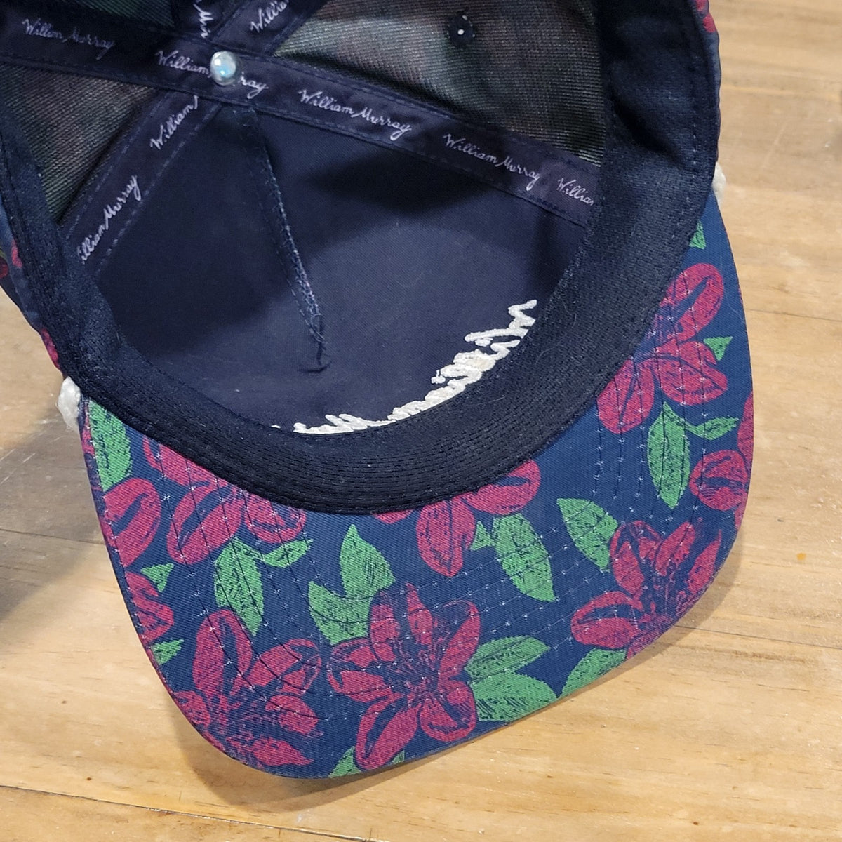 William Murray Hat Snapback Floral Flower AOP Golf Rope Multicolor One Size