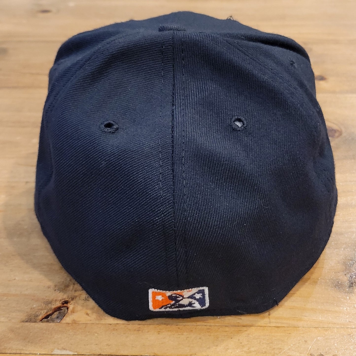 Vintage Erie SeaWolves pirate wolf logo Hat New Era Size 7 3/8 Wool 59Fifty MiLB