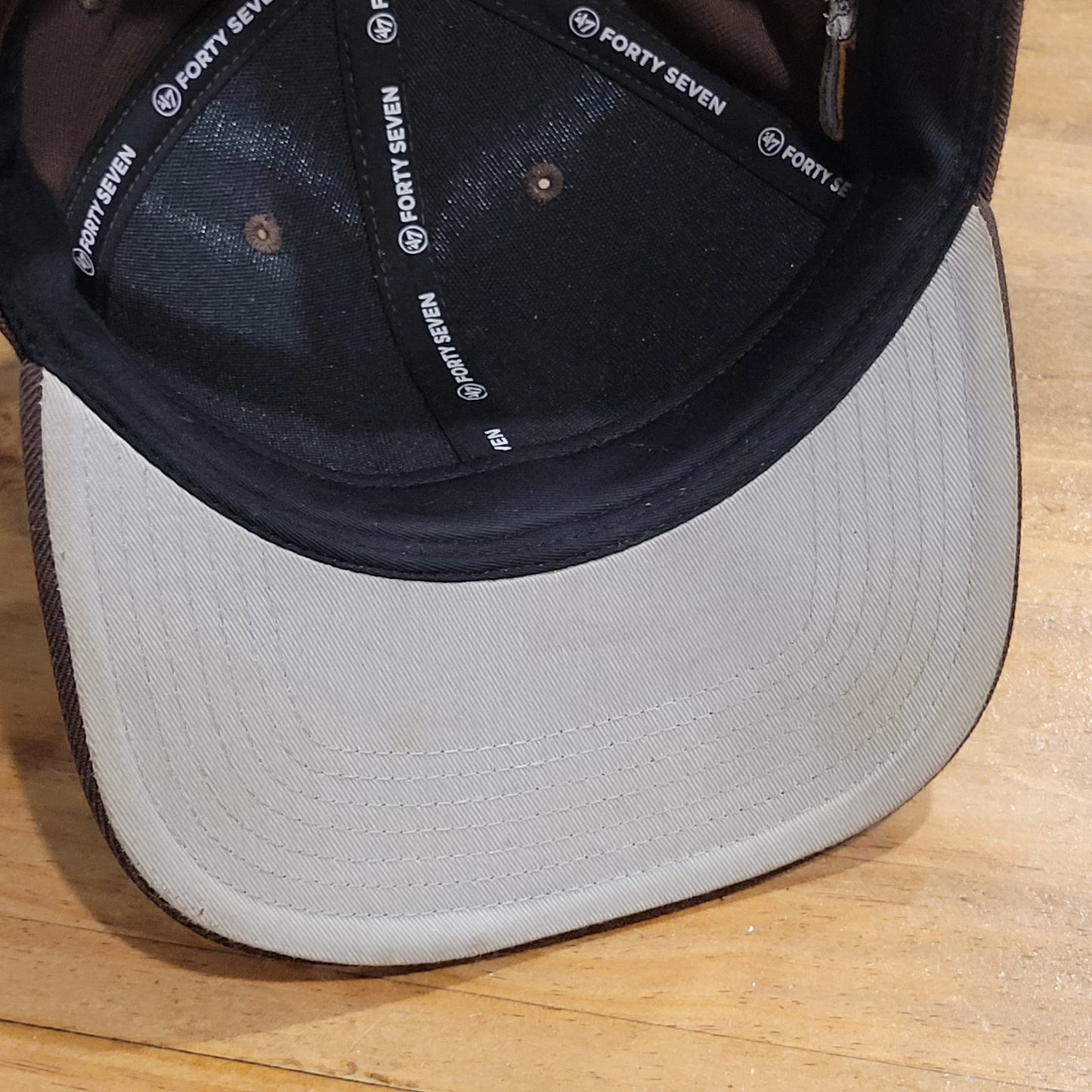 San Diego Padres Hat Snapback Brown 47 Brand One Size MLB Baseball