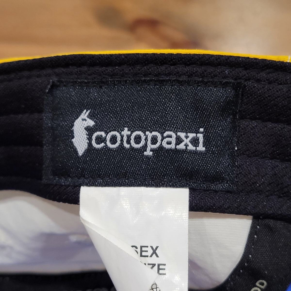 Cotopaxi 5 Panel Hat Strap Back Multicolor Spell Out Colorful One SIze