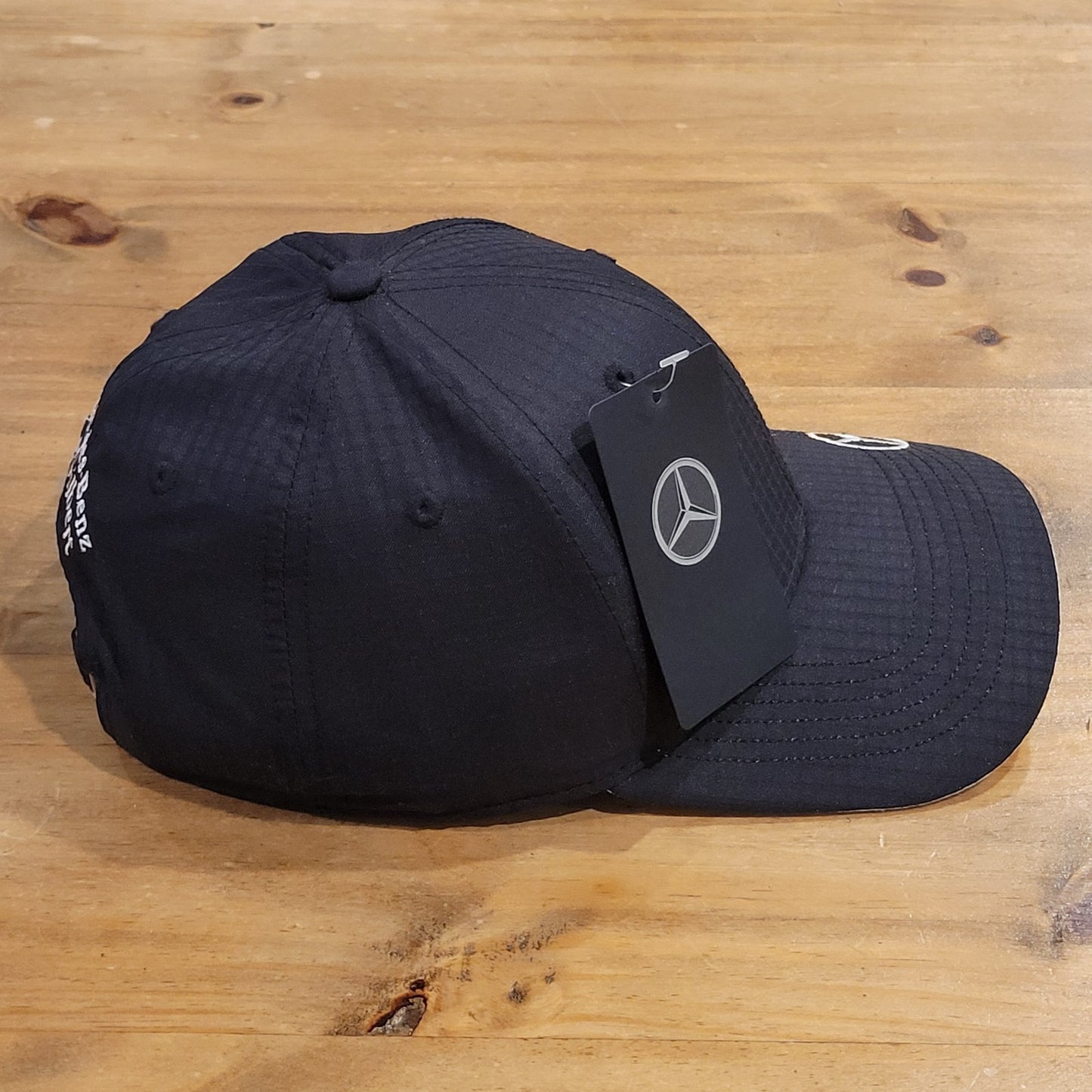Mercedes Benz Hat Cap Strap Back Black Gilbert One Size Car Racing F1 Adjustable