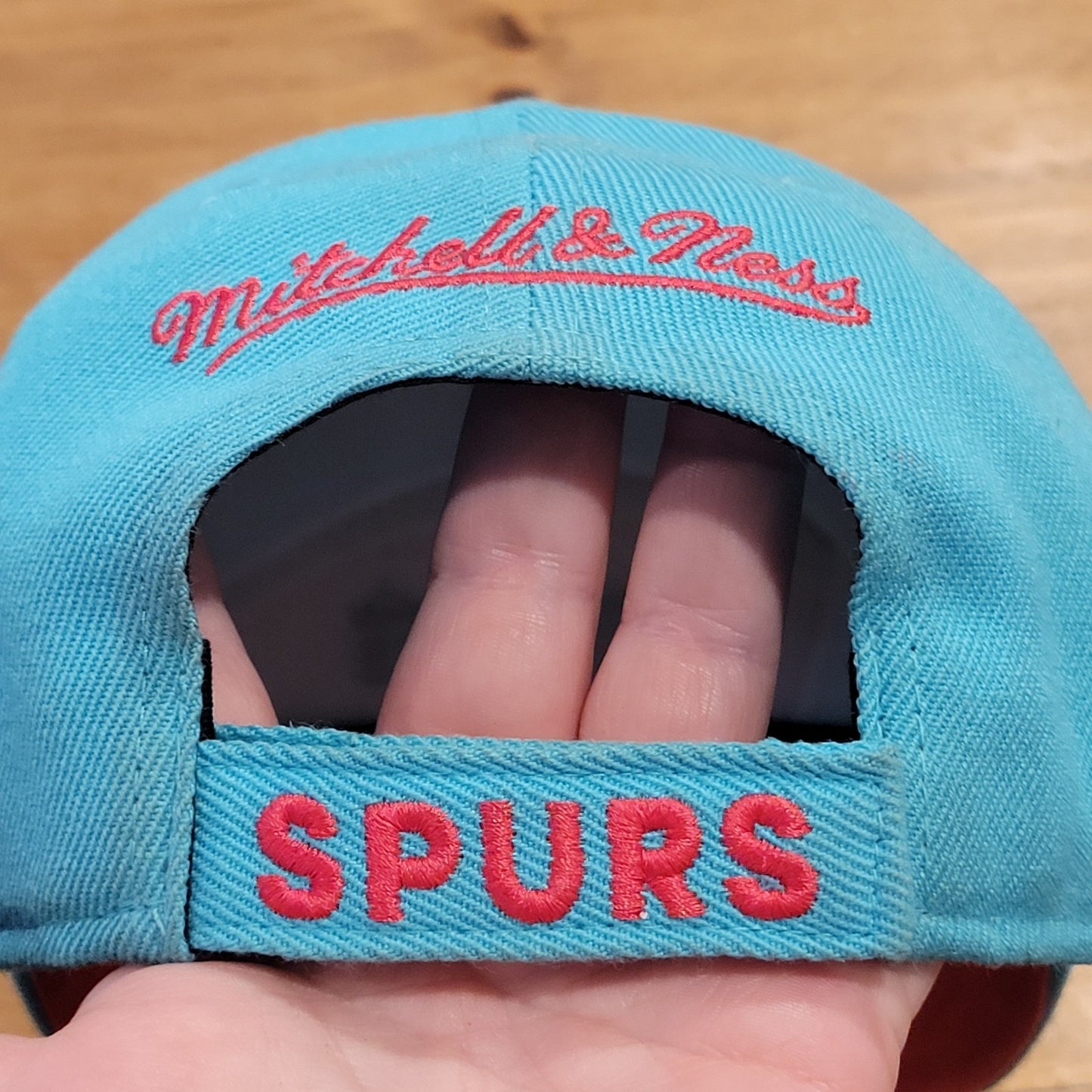 San Antonio Spurs Hat Mitchell & Ness One Size NBA Basketball Wool Blend