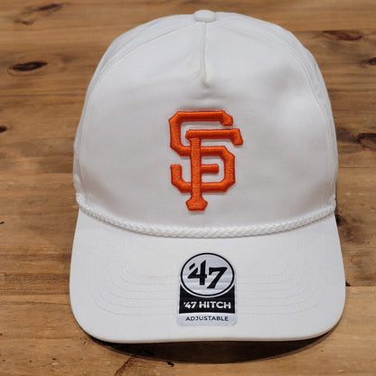 San Francisco Giants Hat 47 Brand Hitch Rope White One Size MLB Baseball