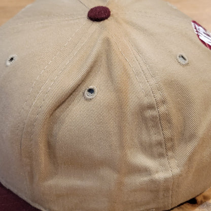 Vintage Super Bowl XXX Hat Strap Back Brown Red One Size New Era Dallas Cowboys