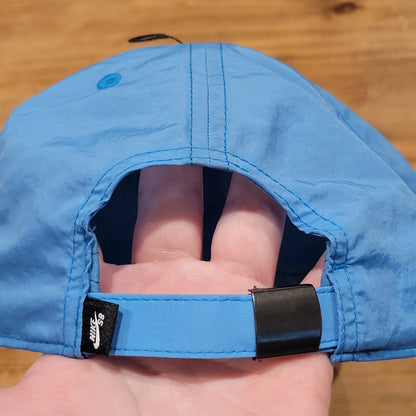 Nike SB Hat Cap Strap Back Blue Swoosh Traffic Cone Skateboarding One Size