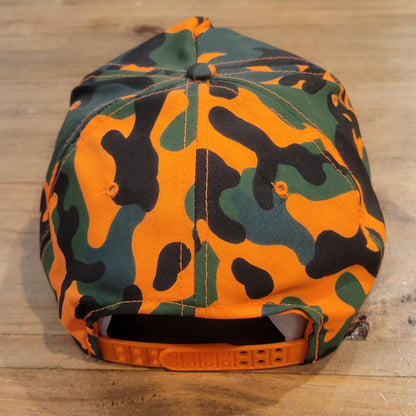 Vintage Hunting Hat Blaze Camo Camouflage Cobra Killmer Electric Rope 80s 90s