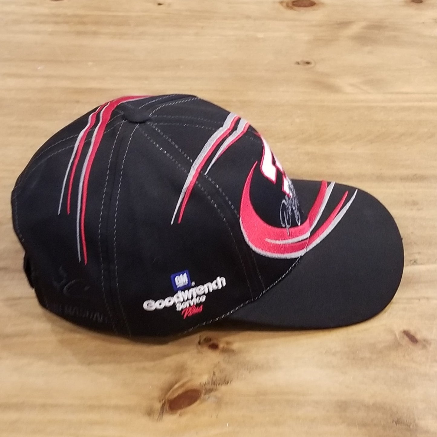 Vintage Dale Earnhardt Hat Swirl Embroidered NASCAR Race Chase Black Intimidator