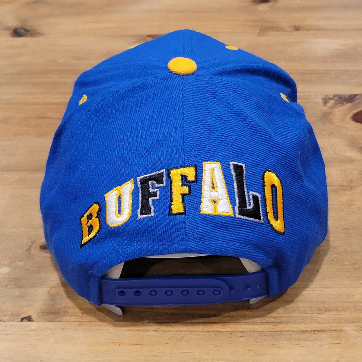 Vintage Buffalo Sabres Hat Snapback G-Cap 90s Wool Blend Blockhead Blue One sIze